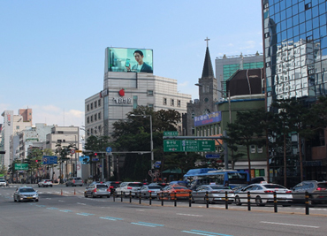 동대문 두타몰 전광판